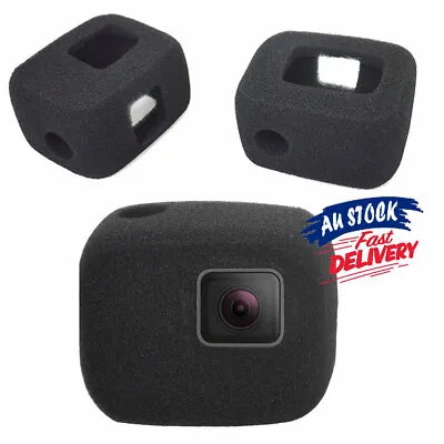 With Gopro Hero 7/6/5 Windproof Case Reduction Cover Noise Windscreen Foam • $12.36