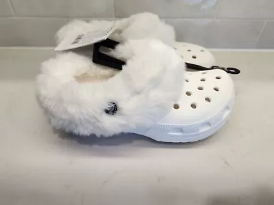 White Classic Mammoth Crocs M4W6 • $79.99