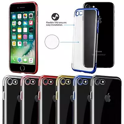 For Apple IPhone SE (2020) 11 Pro Max XR XS 8 Clear Case Shockproof Gel Cover • £2.75