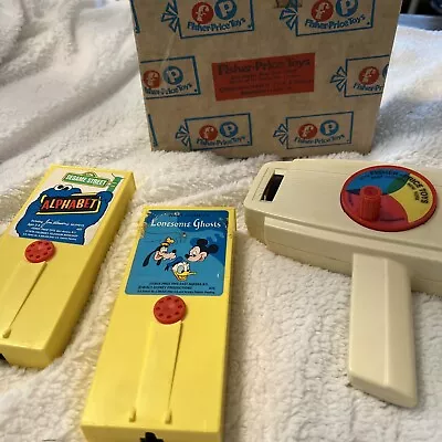 Vintage Fisher Price Movie Viewer #460 With 2 Tapes • $48