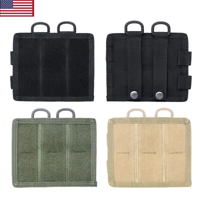 Tactical Molle Patch Panel Board Hook & Loop Patch Display Holder For Backpack • $5.99