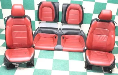 *NOTE* 15' MUSTANG Coupe Red Leather Mem Heat Cool Front Buckets Backseat Seats • $949.99