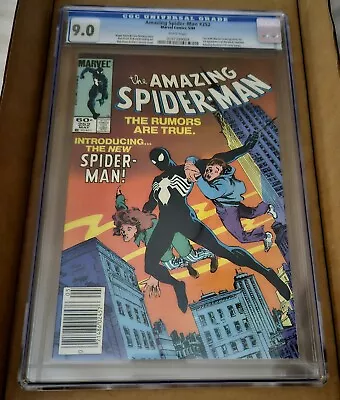 AMAZING SPIDER-MAN #252 CGC 9.0 (1984) 1st Black Suite Appearance Venom Costume • $199.99