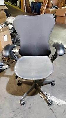 Loaded Herman Miller Mirra 1 Task Chair Grey Mesh Desk Chair Office Mirra Loaded • $379.99