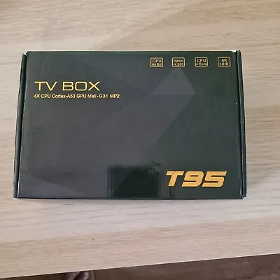  T95 Android 10.0 TV Box 4GB 64GB Quad Core HD 6K HDMI Sports |Movies |TV Shows  • £135