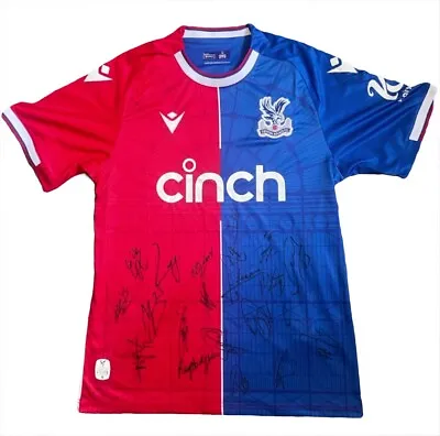 £175 • Buy Squad Signed Crystal Palace Home Shirt 2023/24