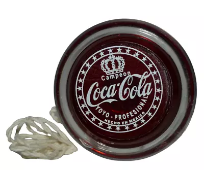 Vintage Toy Mexican Genuine Yo-yo Red Professional Champion Crown Coca Cola • $19.99