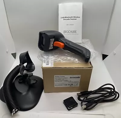 Symcode Wireless 2D Barcode QR Bluetooth Scanner W/Auto-Sensing Stand MJ-4590DB • $32.95