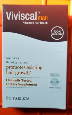 Viviscal Man Advanced Hair Health 60 Tablets - Exp 09/2024 • $22