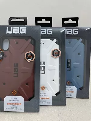 Urban ArmorGear UAG Tough Hard Case For IPhone XS Max Pathfinder Slate Maroon • $21.91