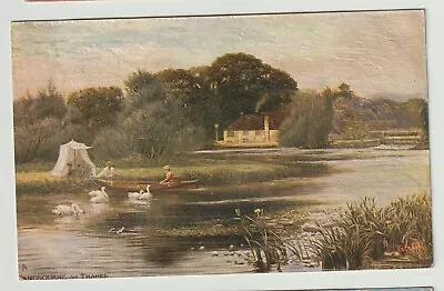 Tuck Oilette Postcard The Picturesque Thames Pangbourne • £1.50