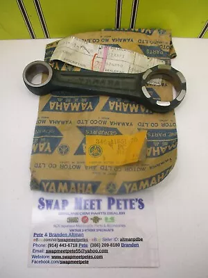 Vintage Yamaha DT100 MX100 RT100 NOS OEM Connecting Rod # 346-11651-70 • $24.95