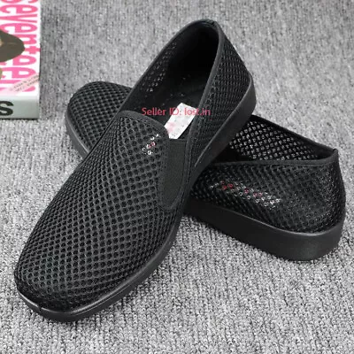 Men Chinese Martial Art Kung Fu Cloth Shoes Tai Chi Comfort Slippers Flats Shoes • $15.71