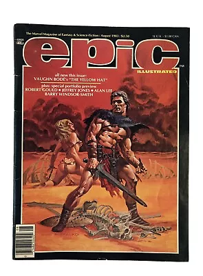 1983 EPIC Illustrated -Marvel Magazine Fantasy Science Fiction 1983 Artist • $8.95