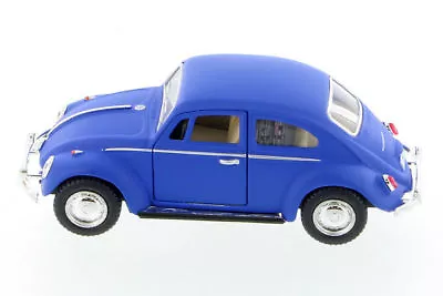 New 5  Kinsmart 1967 VW Volkswagen Beetle Matte Diecast Model Toy 1:32 Blue • $8.08