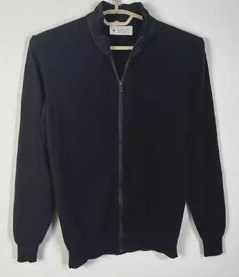 Combatant Gentlemen Size Medium Black Cotton/Cashmere Full Zip Cardigan • $30
