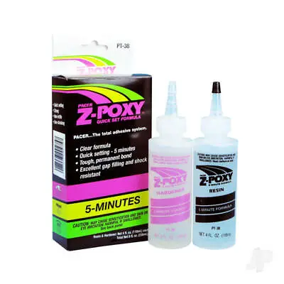 PT38 Z-Poxy 5 Minute Epoxy 8oz 5525780-1 • £20.80