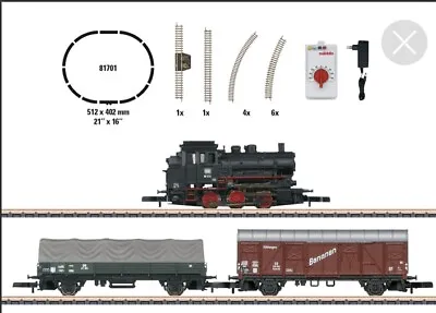 Marklin 81701 Z Gauge Steam Freight Train Set • $190