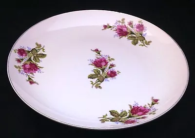 Nasco Moss Rose Large Round Platter (chop Plate)  - Rose Motif • $21