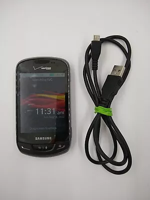 Samsung Brightside SCH-U380 Black (Verizon) Cellular Phone & Charger Works • $19.99