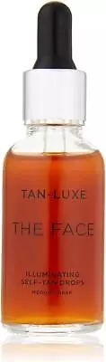 Tan Luxe THE FACE Fake Tan 30ml Self Tanning Drops Medium Dark Toxin Free Vegan • £18.98