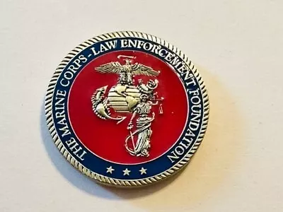 Challenge Coin - United States Marine Corps - Law Enforcement Foundation • $20