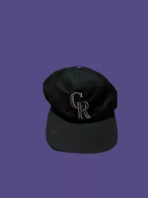 Colorado Rockies Starter VTG Black SnapBack Hat • $20