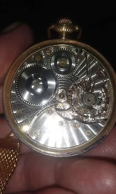 Illinois Pocket Watch Double Roller 21 Jewel 3 Position! Very RARE PIECE! • $1975