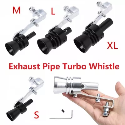 Car Motorbikes Exhaust Pipe Turbo Sound Whistle Simulator S M L XL Muffler 1PC • £5.99