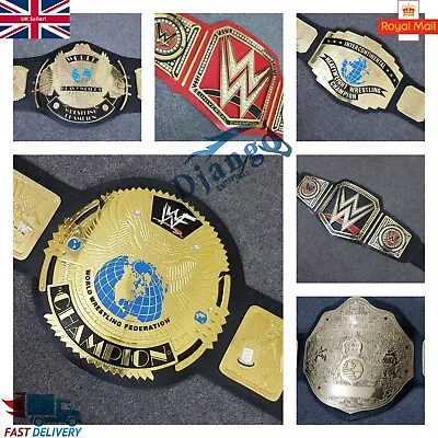 £140 • Buy Champion Belts WWE, WWF 2mm Metal Brass Brand New Adjustable Wrestling Replica