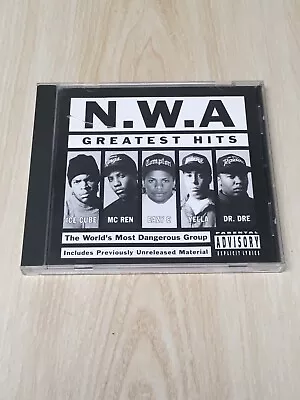 NWA GREATEST HITS CD Explicit Version W/ Previously Unreleased Material Ice Cube • $8.99