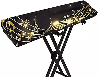 Digital Piano Keyboard Cover - Fits Most 61-88 Key Models With An Adjustable Ela • $22.13