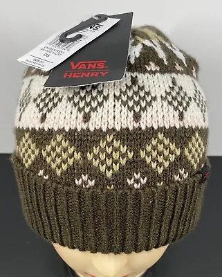 Vans X Justin Henry Cuff ‘Off The Wall’ Beanie-Demitasse One Size-New W/Tags • $17.99