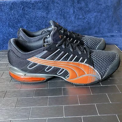 Puma Voltaic 3 Men’s Running Shoes Black/Gray/Orange - Size 8.5 Iocell • $21.95