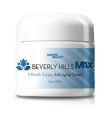 Beverly Hills Max Cream - 2 Month Supply - Anti Aging Cream W/ Vitamin C E & A • $32.97