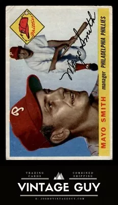 1955 Topps #130 Mayo Smith • $5