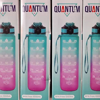 1L SPORTS WATER BOTTLE Leakproof BPA Free Drinking Water (9 Colours) • $17