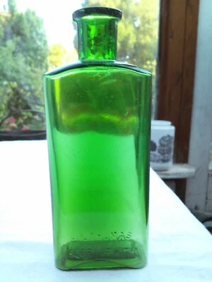 £25.95 • Buy J.P. Thomas Aberystwyth Wales Welsh Green Bottle Medicine Chemist C1890-1920