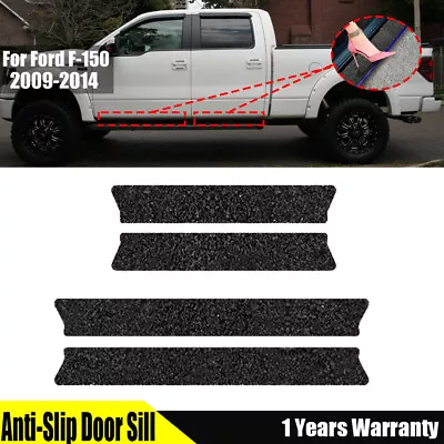 For Ford F-150 2009-2014 Crew Cab Door Sill Scuff Plate Protectors 4pc Kit • $24.99