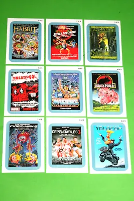2013 Wacky Packages ANS11 All-New Series 11 COMING DISTRACTIONS BLUE 9 CARD SET • $29.99
