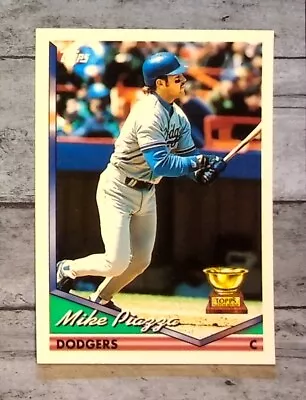 1994 Topps #1 Mike Piazza Los Angeles Dodgers Baseball Card • $2.25
