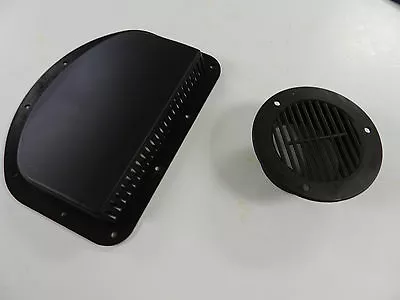 New RV ATV Motorcycle Enclosed Utility Cargo Box Trailer Breather Vent System BK • $8.99