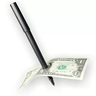 Magic Trick Ball Pen Magician Toy Thru Bill Penetration Dollar Bill Pen Trick' • £3.18