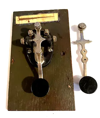 Two VTG. US ARMY Speed-X Signal/Winslow 101 Morse Code Telegraph Paddle W/ Key • $64.99