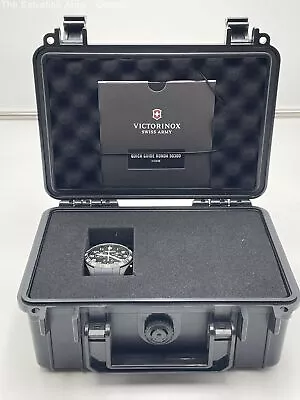 Victorinox Black Watch And Case COA • $202.50