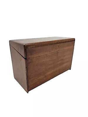 Mid-Century Modern Mini Bar Walnut Pipe Tobacco Cabinet Vintage • $85