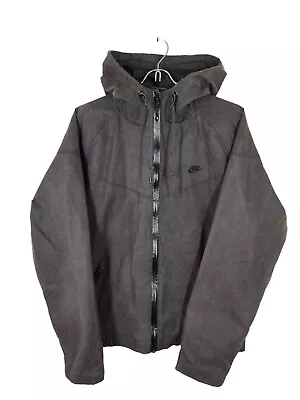 Nike British Millerain Destroyer Jacket Mens Small Gray Wax Canvas Coat Rare  • $138