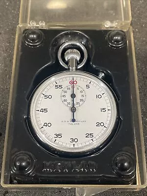 AR & JE Meylan Type 204B Stopwatch With Case - PARTS Or REPAIR • $25