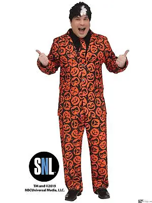 David S Pumpkins SNL Saturday Night Live Men Costume Plus Size Black Orange • $57.95