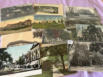 Lot Of Twelve Antique Essex County NJ Postcards • $15